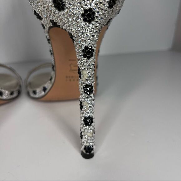 Stuart Weitzman Silver and Black Heels - Picture 6 of 14